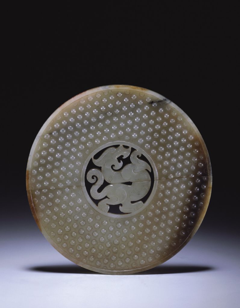 图片[1]-Jade carving and dragon combination-China Archive